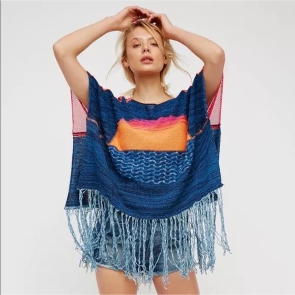 Free People Sunset Fringe Top - Picture 2 of 5